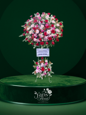 bunga-berdiri-garut-grand-opening-yans-florist Bunga Berdiri Garut Grand Opening elegant untuk peresmian dan launching dari Yans Florist