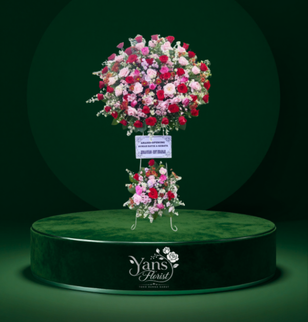 bunga-berdiri-garut-grand-opening-yans-florist Bunga Berdiri Garut Grand Opening elegant untuk peresmian dan launching dari Yans Florist