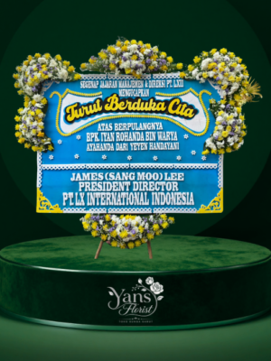 Bunga papan Duka cita bandung yans florist