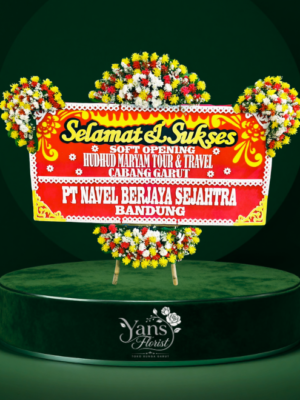 Bunga Papan Selamat dan Sukses bandung Yans Florist