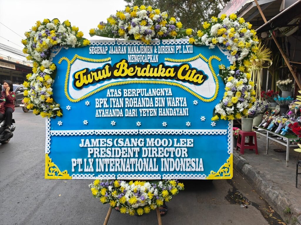 Bunga Papan Duka Cita Bandung Yans Florist