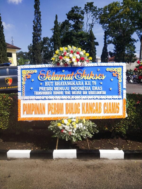 bungapapanselamatdansuksesyansflorist bunga papan hut ri