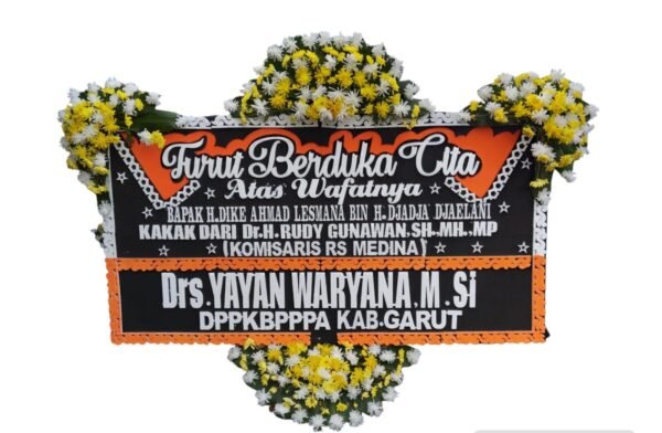 karangan bunga papan garut