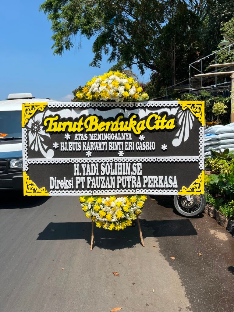 Bunga Papan Turut Berduka Cita Bandung