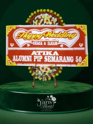 Bunga Happy Wedding Cimanganten