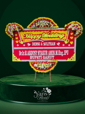 bunga-papan-pernikahan-singajaya Bunga Papan Pernikahan Singajaya dari Yans Florist
