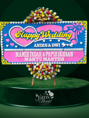 bunga-papan-pernikahan-wanaraja Bunga Papan Pernikahan Dari Yans Florist