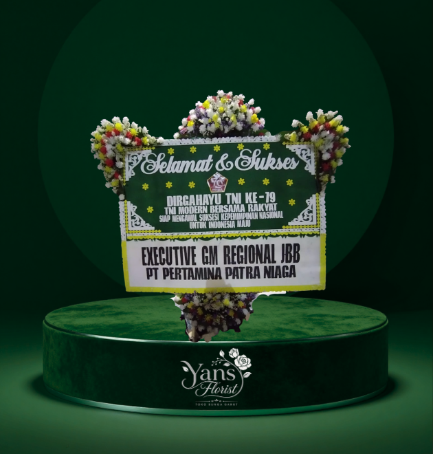 Bunga Papan Selamat & Sukses Padamukti – Kirim Ucapan Sukses Anda Lewat Rangkaian Bunga dari Yans Florist