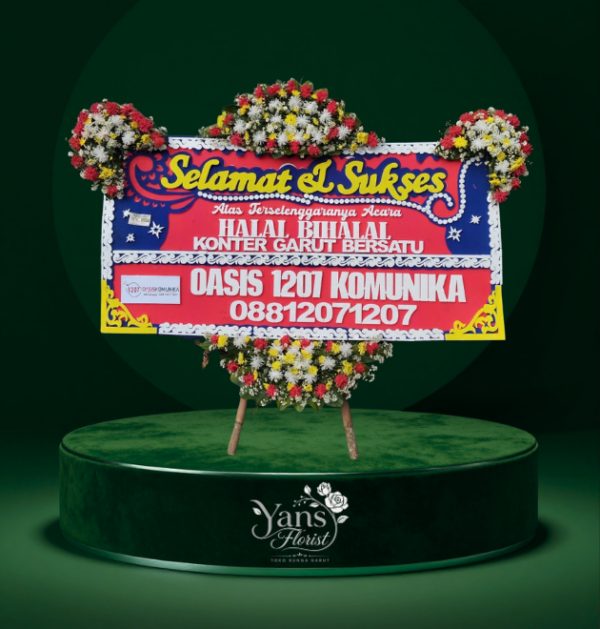 Bunga papan selamt dan sukses sindangratu dari yans florist