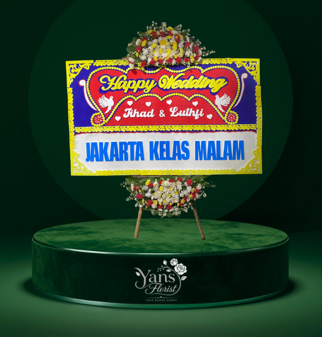 bunga papan selamat nikah kersamenak tarogong kidul