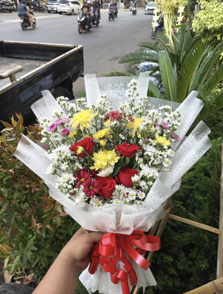 Yans Florist toko bunga Mangkubumi Tasikmalaya rangkaian bunga segar