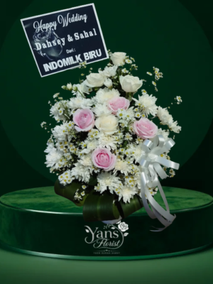 Bunga Meja Wedding Elegan Peundeuy garut Nadlin florist