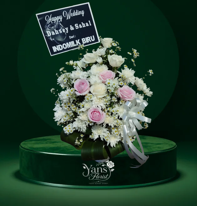 Bunga Meja Wedding Elegan Peundeuy garut Nadlin florist
