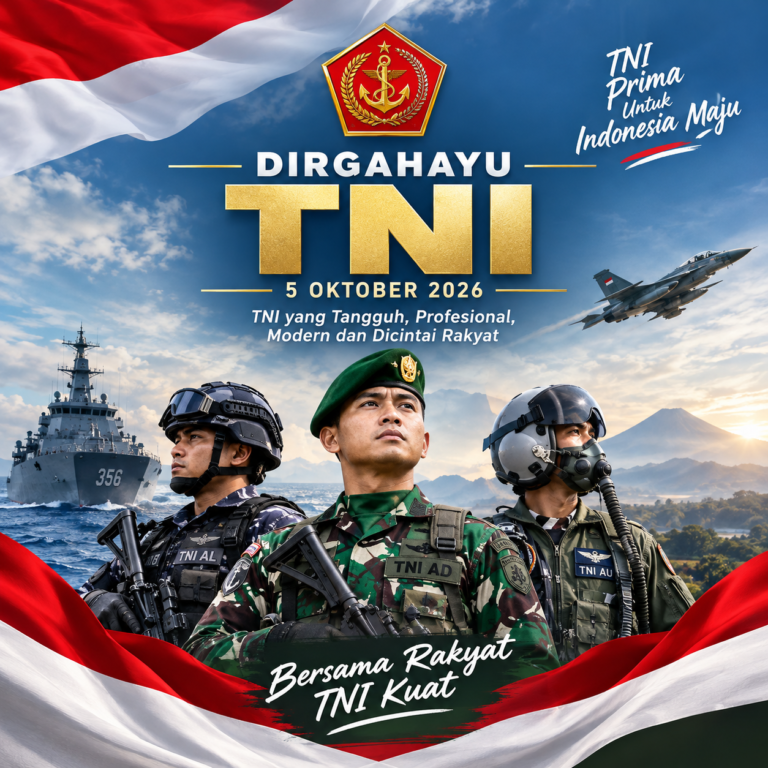 Papan Bunga HUT TNI dari Yans Florist